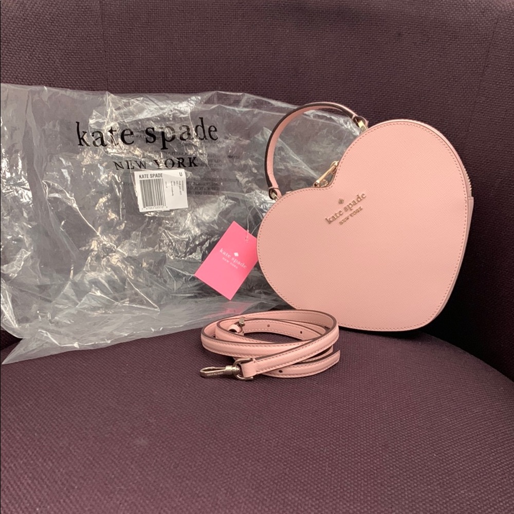 Kate Spade Pink Heart-Shaped Bag